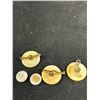 Image 3 : Antique Mother of Pearl Cufflink Tie Pin Lot
