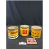 Image 1 : Lot of 4 Tobaco Tins,Black Cat, etc