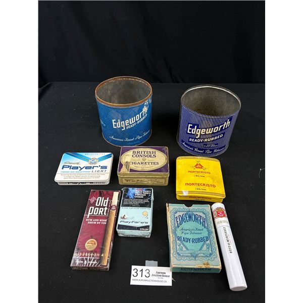 Nice Lot of Vintage Tobaco Tins, Edgeworth, Cigar etc