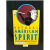 Image 1 : 19" x 12" Natural American Spirit Tobaco Tin Sign, Great Shape Nice Graphics