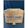 Image 3 : Vintage Purity Dairy, Lethbridge Alberta Wooden Crate