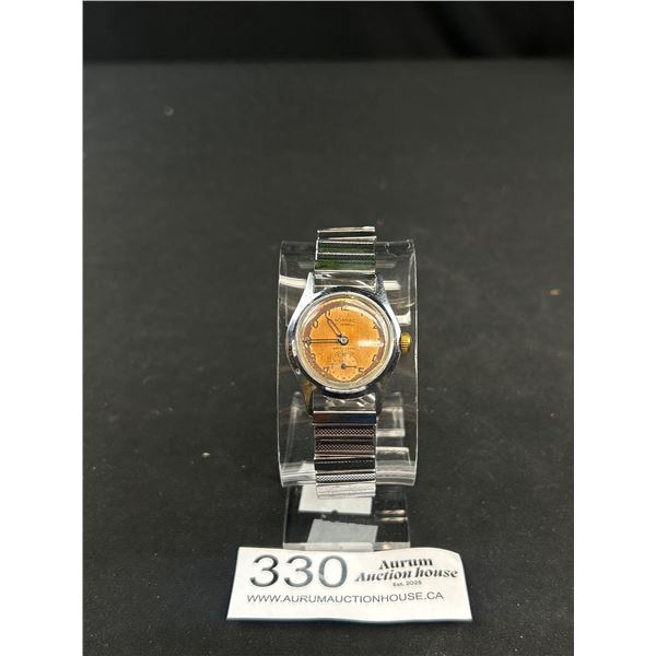 Vintage Normac Militarian Resistant Manuel Wind Wrist Watch