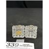 Image 3 : Lot of 4 Vintage Crystal/Glass Salt and Pepper Shakers w/ Sterling Silver Lids