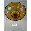 Image 3 : 2 Vintage Cranberry Glass Carnival Glass Dishes