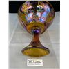 Image 4 : 2 Vintage Cranberry Glass Carnival Glass Dishes