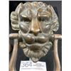 Image 2 : Heavy Brass Lions Head Door Knocker