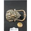 Image 3 : Heavy Brass Lions Head Door Knocker