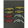 Image 2 : Lot of Canadian Cloth Military Patches + Advertising Bottle Openers