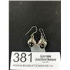 Image 1 : Pair of Sterling Silver w/ Gem Stone Earrings Marked 925