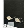 Image 3 : Pair of Sterling Silver w/ Gem Stone Earrings Marked 925