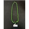 Image 1 : Gorgeous Antique Jadite Bead Necklace C.1920