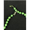 Image 2 : Gorgeous Antique Jadite Bead Necklace C.1920