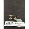 Image 1 : Awesome Antique Silver Gem Set Cats Eye Cufflinks C.1900