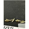 Image 2 : Awesome Antique Silver Gem Set Cats Eye Cufflinks C.1900