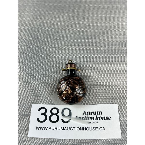 Gorgeous Antique Murano Glasss Perfume Bottle Pendant