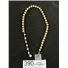 Image 3 : Vintage Claw Set Pearl Necklace Gold Plate Quality