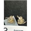 Image 3 : Antique C.1940 Marked Sterling Sunfish Earrings Quality
