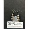 Image 1 : Triple Ball Sterling (Tested) Drop Earrings