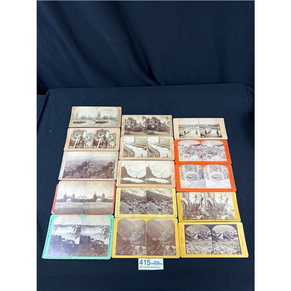 15 Early 1900s Sterano View Cards