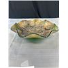 Image 3 : A Fabulous Dragons + Rose Pattern Carnival Glass Bowl + Book