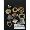 Image 1 : Collection of Vintage Scarf Clips