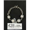 Image 1 : Silver Plated Links w/ Pearls Bracelet