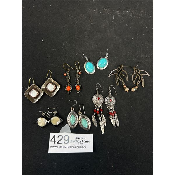 Collection of Vintage Dangle Earrings