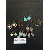 Image 1 : Collection of Vintage Dangle Earrings
