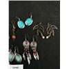 Image 3 : Collection of Vintage Dangle Earrings