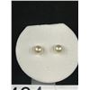 Image 2 : Pair of 14K Gold (Tested) w/ Genuine Pearls Earrings