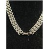 Image 3 : Antique Art Deco Machine Age Silver Necklace