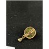 Image 3 : Vintage Marked 10K Genuine Jade Gold Pendant