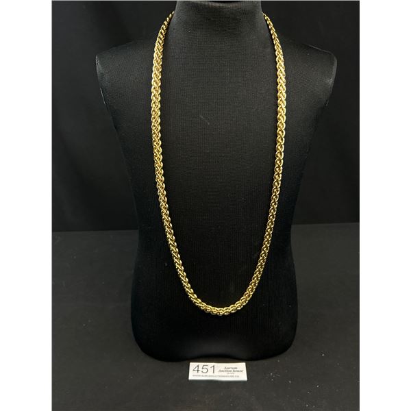 Massive! Vintage Gold Necklace Heavy