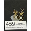 Image 1 : Vintage Gold Opal Earrings- Lovely!