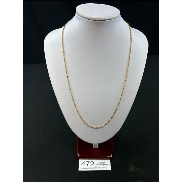 Nice Quality 24" Gold Filled Chain/Necklace