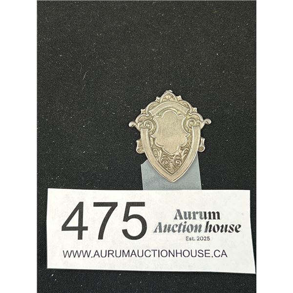 Early 1900s English Hallmarked Sterling Medallion
