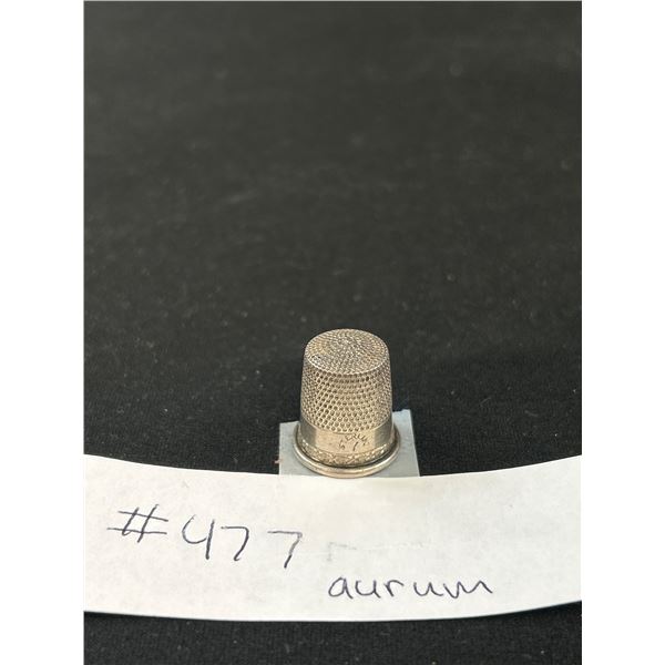 An Antique Sterling Silver Thimble (Great Condition)