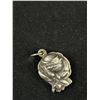 Image 5 : Art Nouveau Silver Opening Rose Pendant