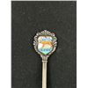 Image 2 : 800 Silver + Enamel Salt Spoon (Rome)