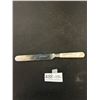 Image 2 : A Large Knife Mother of Pearl + Sterling Mounted 1890-1900