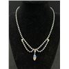 Image 2 : 1940s Rhinestone Teardrop Necklace in Good Condition