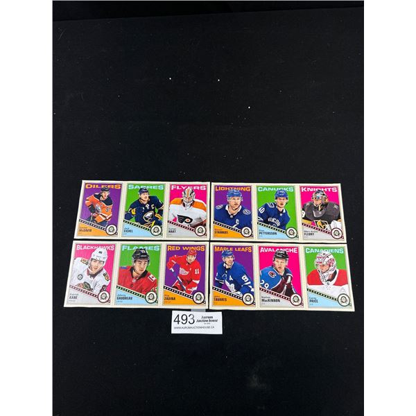 Lot of 4 Uncut O Pee Chee Hockey Trading Cards, Conner Mcdavid, etc