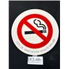 Image 1 : Vintage City of Vancouver 8" Diameter, Porcelain No Smoking Sign