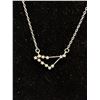 Image 2 : Lovely Sterling Silver Necklace Marked 925 19" Length