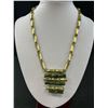 Image 2 : Vintage Bamboo Design w/ BC Jade (Dark Green) Necklace