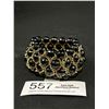 Image 1 : Vintage Black Crystal Beads Strech Bracelet