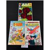 Image 1 : Lot of 3 Very Good Shape, First Edition Comics, E-Man, Smurfs and The Punisher On Board in Bag