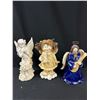 Image 2 : Large Lot of Porcelain Angel Figurines, etc