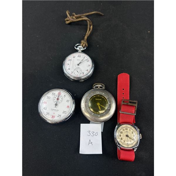 Nice Vintage Lot of Watches, Pocket Watches, Not Working, Needs Repairs