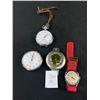 Image 1 : Nice Vintage Lot of Watches, Pocket Watches, Not Working, Needs Repairs